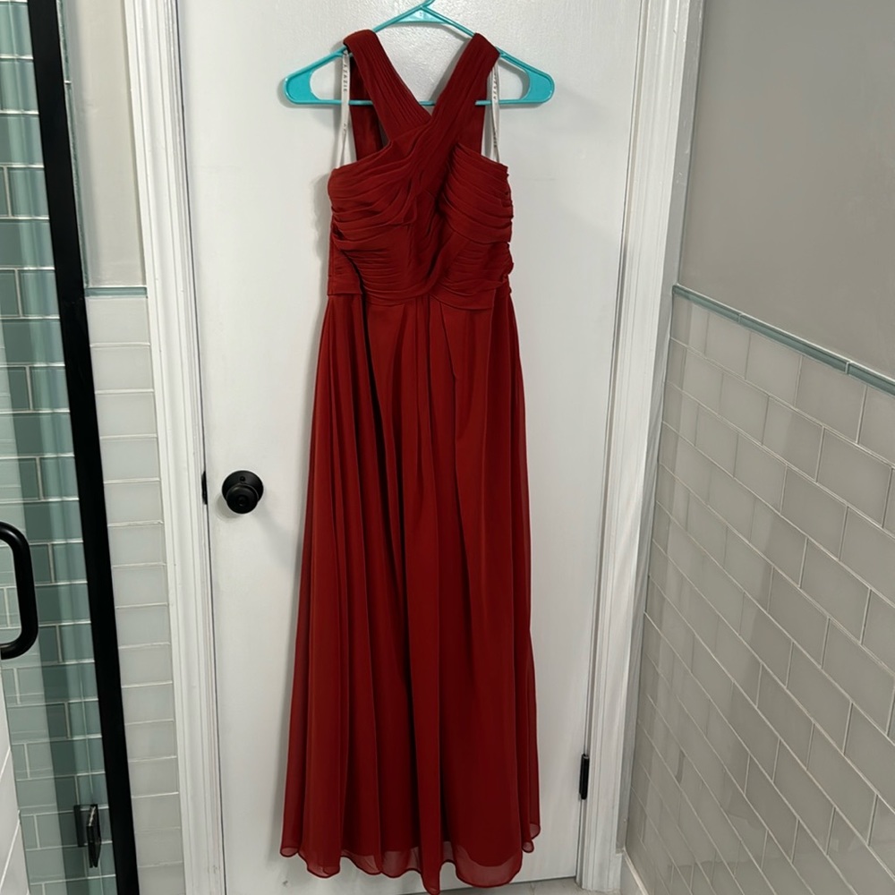 Azazie Kayleigh - Rust - Size 8